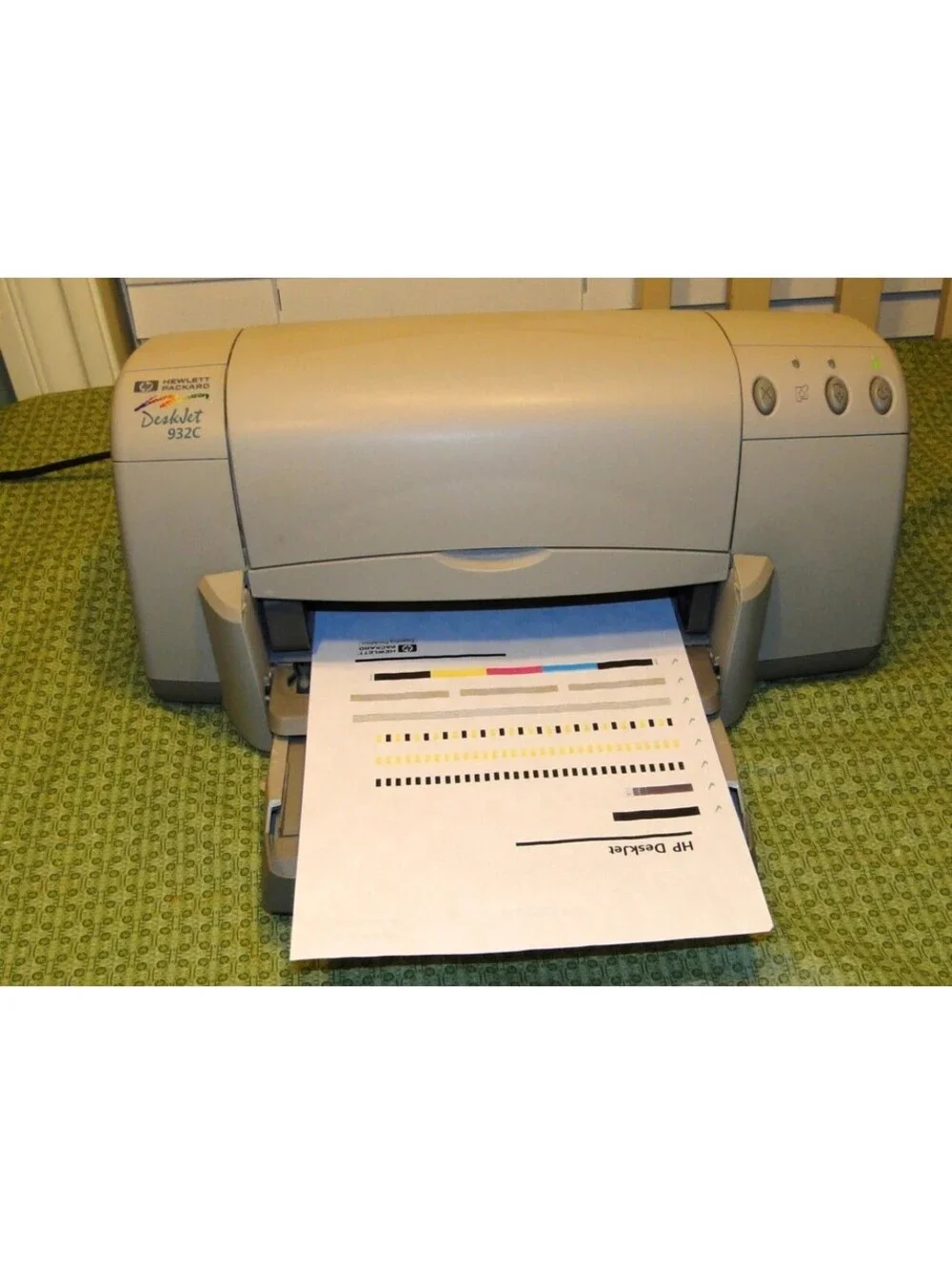 WORKING! HP Deskjet 932C Standard Inkjet Printer CLEAN!!!